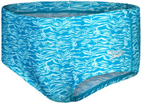 Pánské plavky Speedo Club Allover Digital 14cm Brief Aquarium/Aquasplash