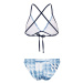 Dámské dvoudílné plavky Aquafeel Ice Cubes Sun Bikini Blue/White