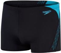 Pánské plavky Speedo Hyper Boom Splice Aquashort Black/Bolt