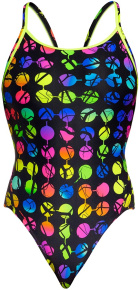 Funkita Broken Circle Diamond Back One Piece Funkita Broken Circle Diamond Back One Piece