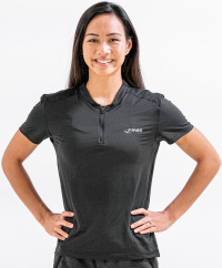 Dámské tričko Finis Tech Polo Womens Black