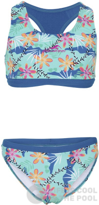 Dámské plavky Aquafeel Sea Flowers Racerback Girls Multi