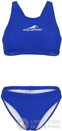 Dívčí plavky Aquafeel Racerback Girls Royal Blue