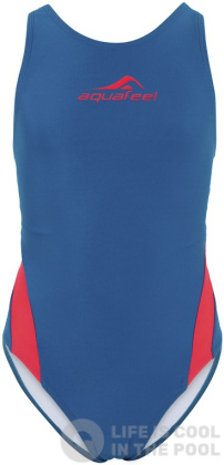 Dívčí plavky Aquafeel Racerback Girls Blue/Red