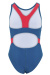 Dívčí plavky Aquafeel Racerback Girls Blue/Red