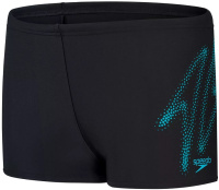 Chlapecké plavky Speedo Hyper Boom Placement Aquashort Boy Black/Bolt