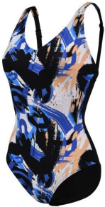 Dámské plavky Arena Bodylift Pamela Swimsuit Lightcross C-Cup Black/Multi