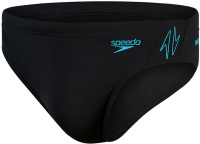 Pánské plavky Speedo Hyper Boom Splice Brief Black/Bolt