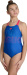 Dívčí plavky Arena Girls Swimsuit V Back Graphic Royal/Fluo Red