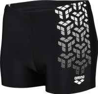 Arena Boys Kikko V Swim Short Graphic Black/White Arena Boys Kikko V Swim Short Graphic Black/White
