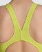 Dívčí plavky Arena Girls Butterfly Swimsuit V Back Freak Rose/Soft Green