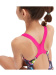 Dámské plavky Speedo Allover Splashback Girl Black/Pink/Indigo Glow/Blue/Lumo Green