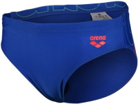 Chlapecké plavky Arena Boys Swim Brief Graphic Royal/Fluo Red