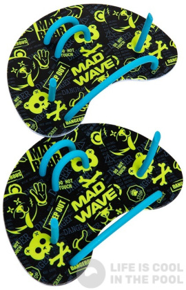 Plavecké packy Mad Wave Finger Paddles Fun