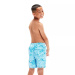 Chlapecké plavecké šortky Speedo Printed 15 Watershort Boy Alpine Blue/Pool/White