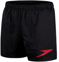 Pánské plavecké šortky Speedo Sport Logo 16 Watershort Black/Fed Red