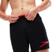 Pánské plavecké šortky Speedo Sport Logo 16 Watershort Black/Fed Red