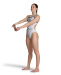 Dámské plavky Arena Planet Water Swimsuit Challenge Back Blue Cosmo/White Multi