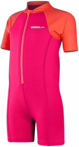 Dětský neopren Speedo LTS Neoprene Suit Infant Girls Cherry Pink/Coral
