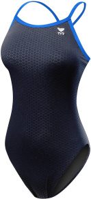 Dámské plavky Tyr Hexa Diamondfit Black/Blue