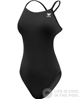 Dámské plavky Tyr Durafast Elite Cutoutfit Black