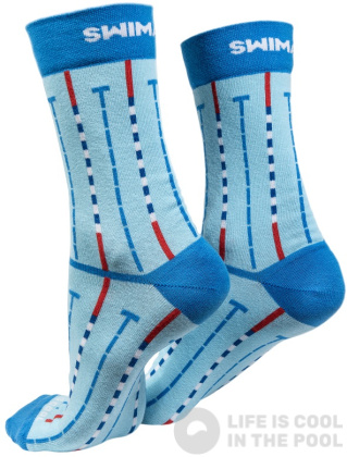 Ponožky Swimaholic Socks Swimming Lane