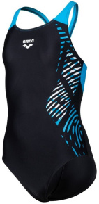 Arena Vortex Swimsuit V Back Girl Navy/Soft Green Arena Vortex Swimsuit V Back Girl Navy/Soft Green