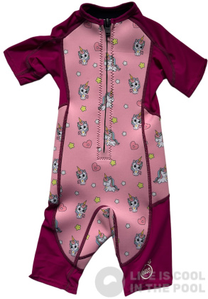 Dětský neopren Aquakiddo Neoprene Wetsuit Unicorns