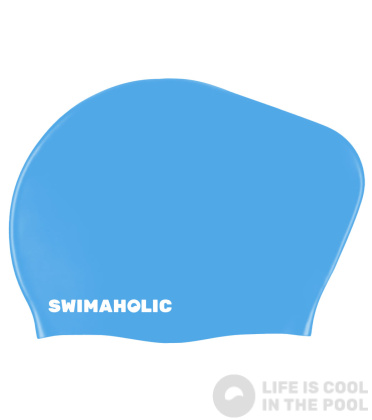 Dětská plavecká čepice na dlouhé vlasy Swimaholic Long Hair Cap Junior