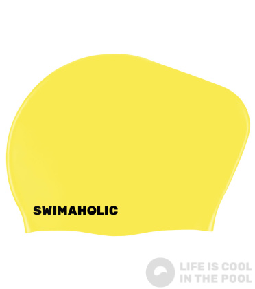 Dětská plavecká čepice na dlouhé vlasy Swimaholic Long Hair Cap Junior
