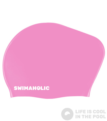 Dětská plavecká čepice na dlouhé vlasy Swimaholic Long Hair Cap Junior