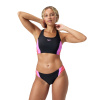 Speedo Colourblock Splice 2PC 2.0 Neon Violet