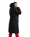 Plavecká parka Arena Team Unisex Parka Solid Black