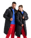 Plavecká parka Arena Team Unisex Parka Solid Black
