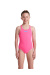 Arena Solid Swim Pro Junior Shocking Pink/River Blue