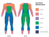 Zone3 Women Terraprene Vision Wetsuit Black/Green