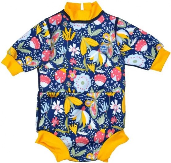 Kojenecké plavky Splash About Happy Nappy Wetsuit Garden Delight