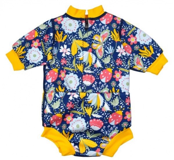 Kojenecké plavky Splash About Happy Nappy Wetsuit Garden Delight