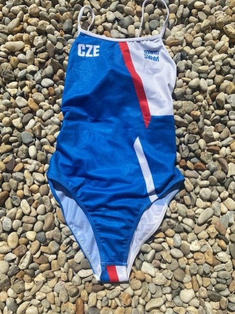 Dámské plavky BornToSwim CZE Swimsuit Blue