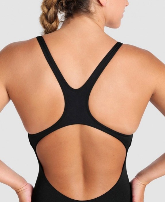 Dámské tréninkové plavky Arena Solid Swim Pro black