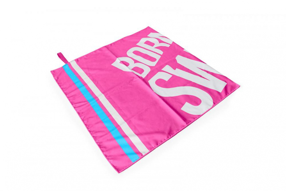 Ručník BornToSwim Microfibre Towel Big Logo Růžová + prodejny Praha, Brno, Plzeň a Ostrava výměna a vrácení do 30 dnů s poštovným zdarma