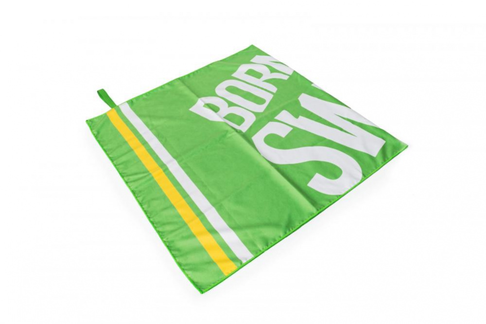 Ručník BornToSwim Microfibre Towel Big Logo Zelená + prodejny Praha, Brno, Plzeň a Ostrava výměna a vrácení do 30 dnů s poštovným zdarma