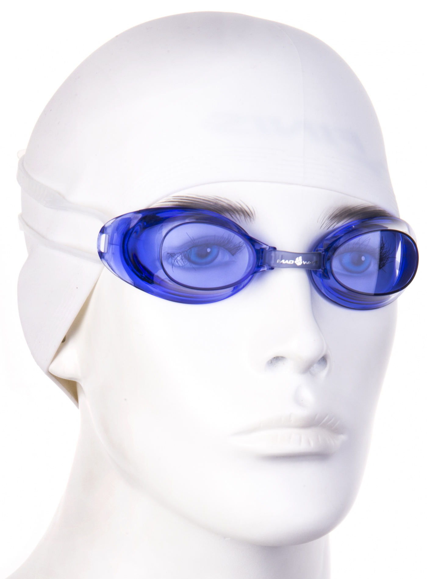 Plavecké brýle mad wave liquid racing automatic modrá
