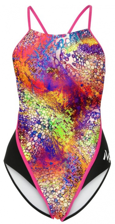 Dámské plavky michael phelps kiraly lady racing back multi/black 36