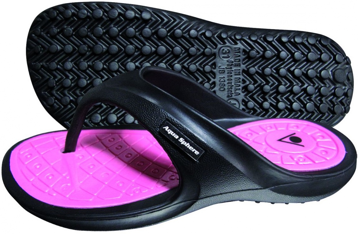 Dětské žabky aqua sphere tyre junior black/pink 30