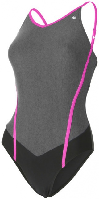 Dámské plavky aqua sphere muriel vita black/chine black 34