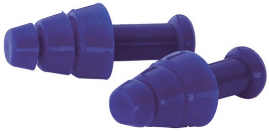 Aqua sphere ear plug silicone modrá