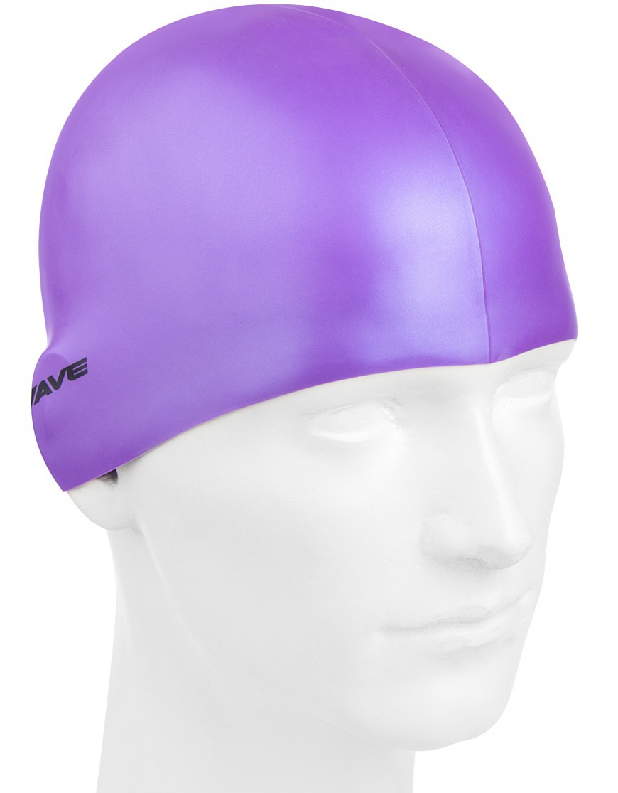 Plavecká čepice mad wave neon swim cap fialová