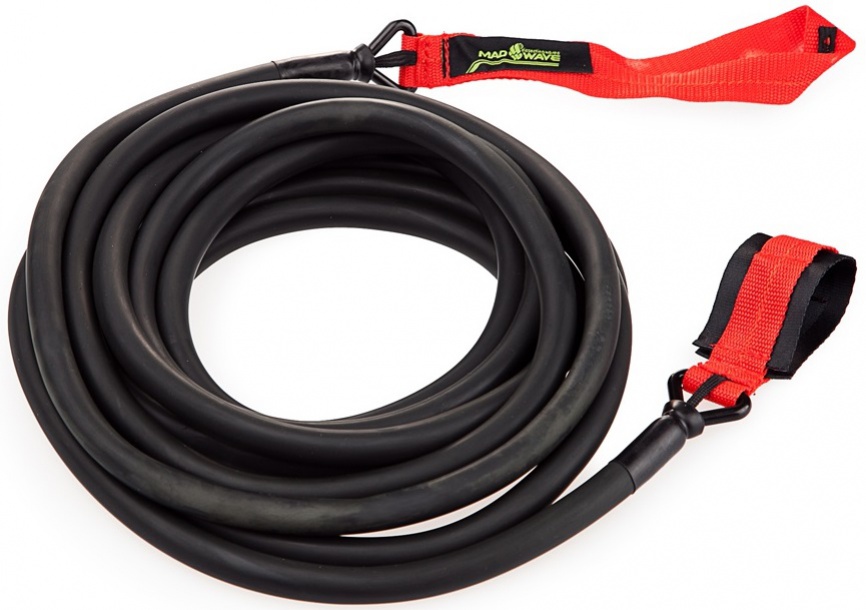 Plavecký odporový pás mad wave long safety cord 4