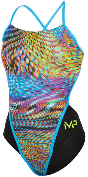 Dámské plavky michael phelps snake open back multicolor/black 26